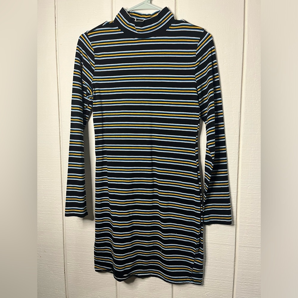 stripped bodycon dress